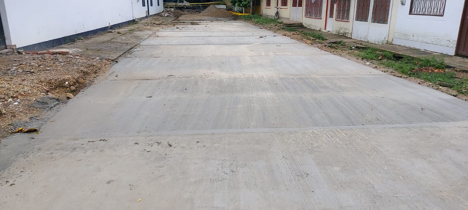 OBRA DE PAVIMENTACIÓN DE LA CALLE 7 ENTRE CARRERA 2 Y 4 VA EN UN AVANCE ...