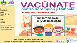 IMAGEN DE VACUNATE JORNADA DE SARAMPEON