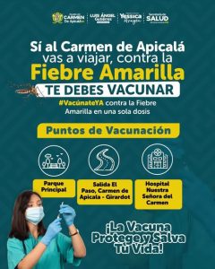 IMAGEN SOBRE VACUNATE FIEBRE AMARILLA