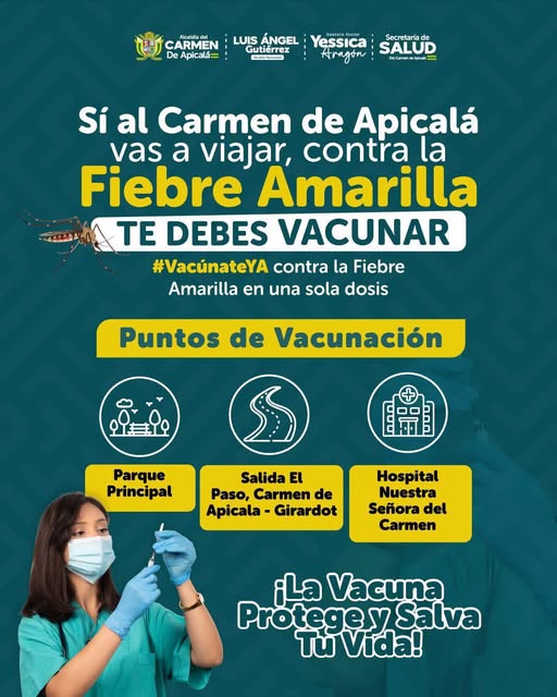IMAGEN SOBRE VACUNATE FIEBRE AMARILLA