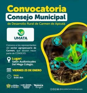 CONVOCATORIA UMATA CONSEJO